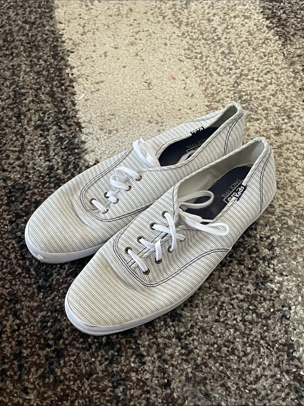 Striped Print Women’s Keds Sneakers Size 11